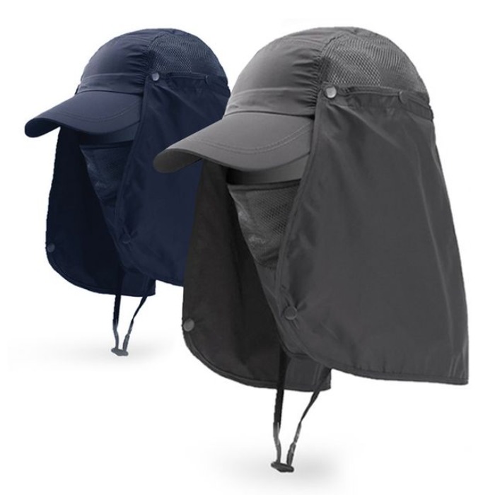 햇빛가리개 탈부착 모자 낚시 등산 여행 자외선차단